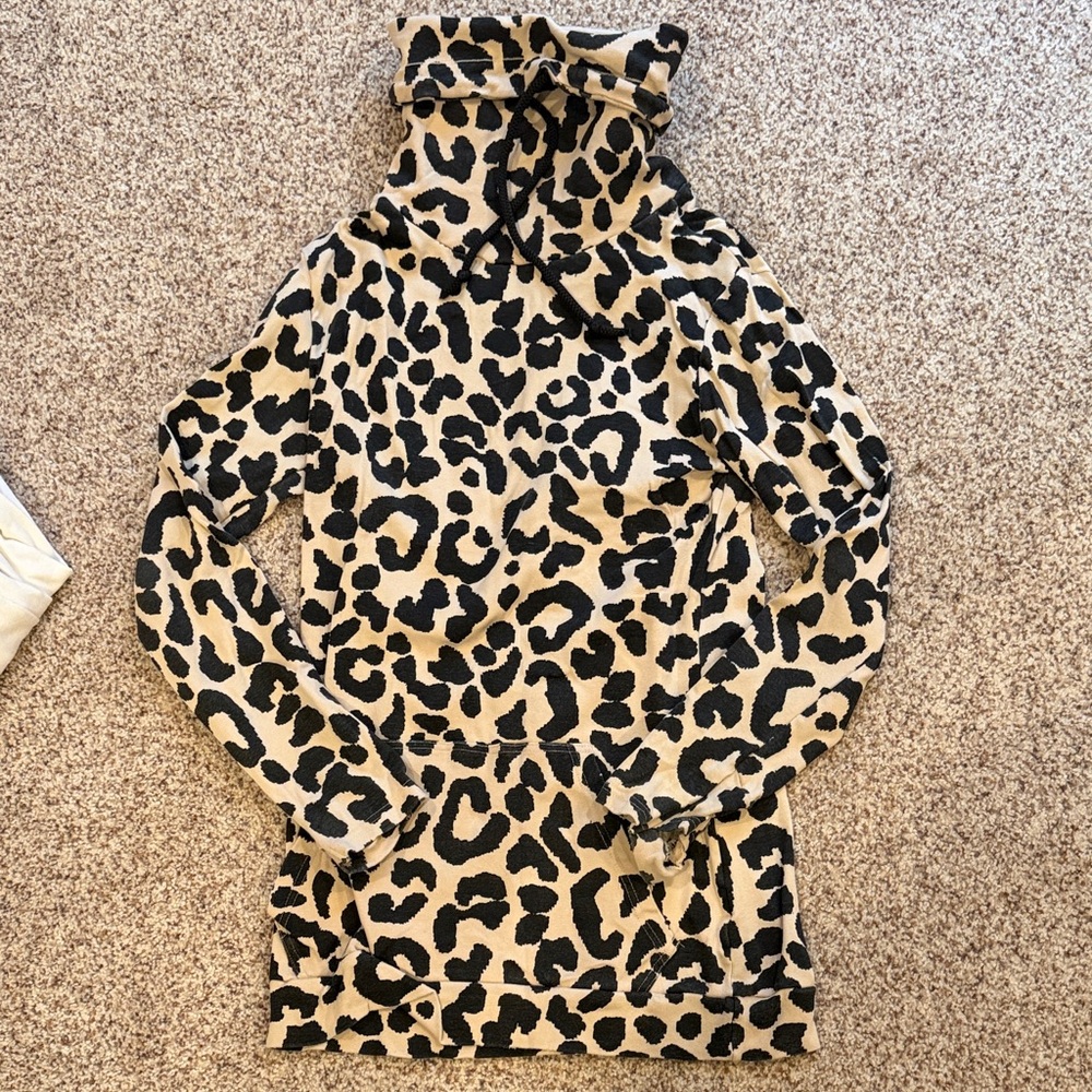 Leopard Print Women's Tunic Top